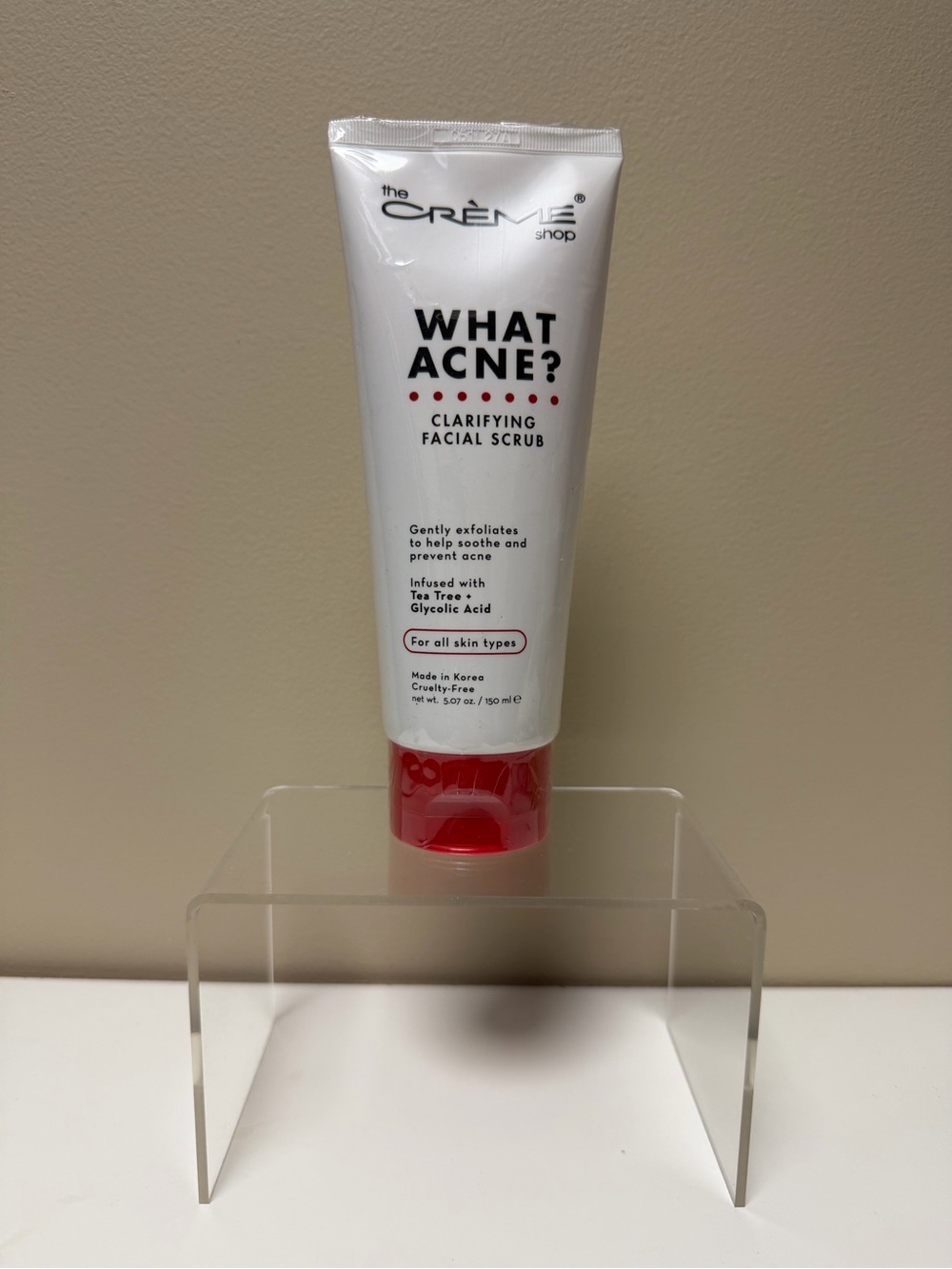 The Crème Shop What Acne? Clarifying Facial Scrub
